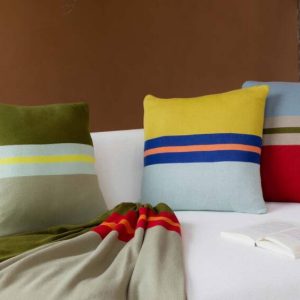 Cuscino in Cotone Lavorato a Maglia