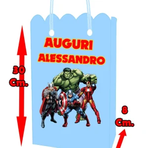 Avengers and friends Shopper sacchetti per regalini