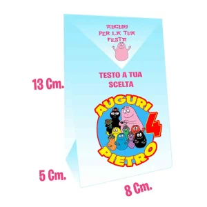 Barbapapa Scatoline portaconfetti Passeggino Neonata Vari Eventi Feste a Tema ,Comunione,Cresima,Matrimonio 0207 344
