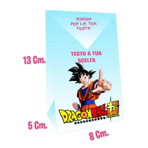 Dragonball Scatoline portaconfetti Passeggino Neonata Vari Eventi Feste a Tema ,Comunione,Cresima,Matrimonio 0207 432