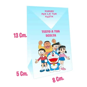 Doraemon Scatoline portaconfetti Passeggino Neonata Vari Eventi Feste a Tema ,Comunione,Cresima,Matrimonio 0207 433