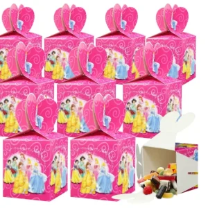 Principesse scatole da party per Regalini Festa Scatola di Caramelle per Feste,Compleanno,Bomboniere ,Tema Personalizzabile!!! Festa di Compleanno Bambini