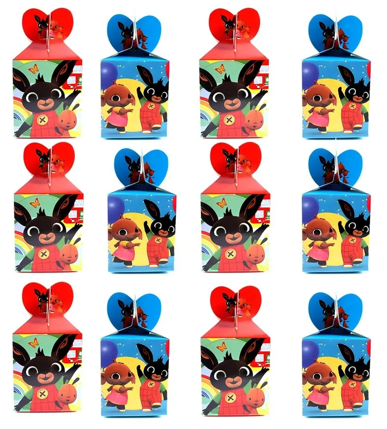 Bing scatole da party per Regalini Festa Scatola di Caramelle per Feste,Compleanno,Bomboniere ,Tema Personalizzabile!!! Festa di Compleanno Bambini - immagine 2