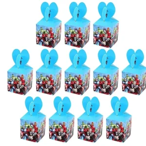 Avengers scatole da party per Regalini Festa Scatola di Caramelle per Feste,Compleanno,Bomboniere ,Tema Personalizzabile!!! Festa di Compleanno Bambini