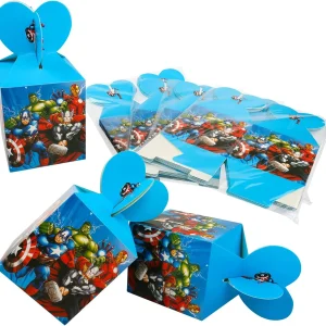 Avengers scatole da party per Regalini Festa Scatola di Caramelle per Feste,Compleanno,Bomboniere ,Tema Personalizzabile!!! Festa di Compleanno Bambini