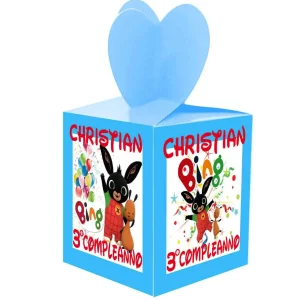 Bing and friends Scatole da party per Regalini Festa Scatola di Caramelle per Feste,Compleanno,Bomboniere ,Festa di Compleanno Bambini