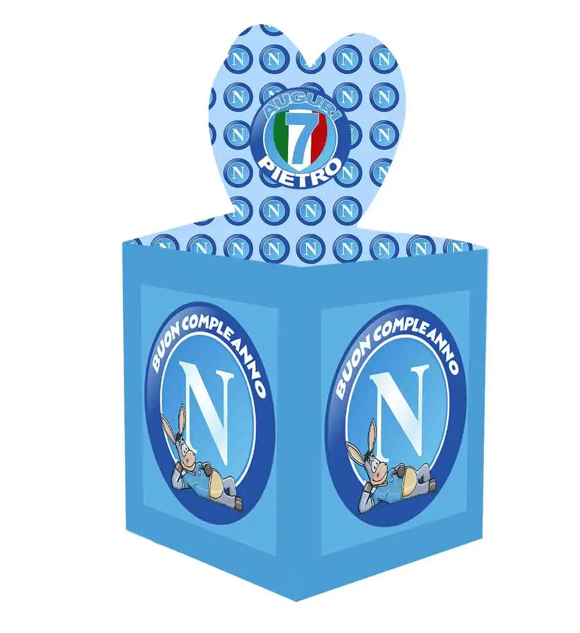 Napoli scatole da party per Regalini Festa Scatola di Caramelle per Feste,Compleanno,Bomboniere ,Tema Personalizzabile!!! Festa di Compleanno Bambini