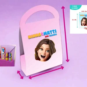 Ninna and friends scatole porta colori da party per Regalini Festa ,Compleanno,Tema Personalizzabile!!!