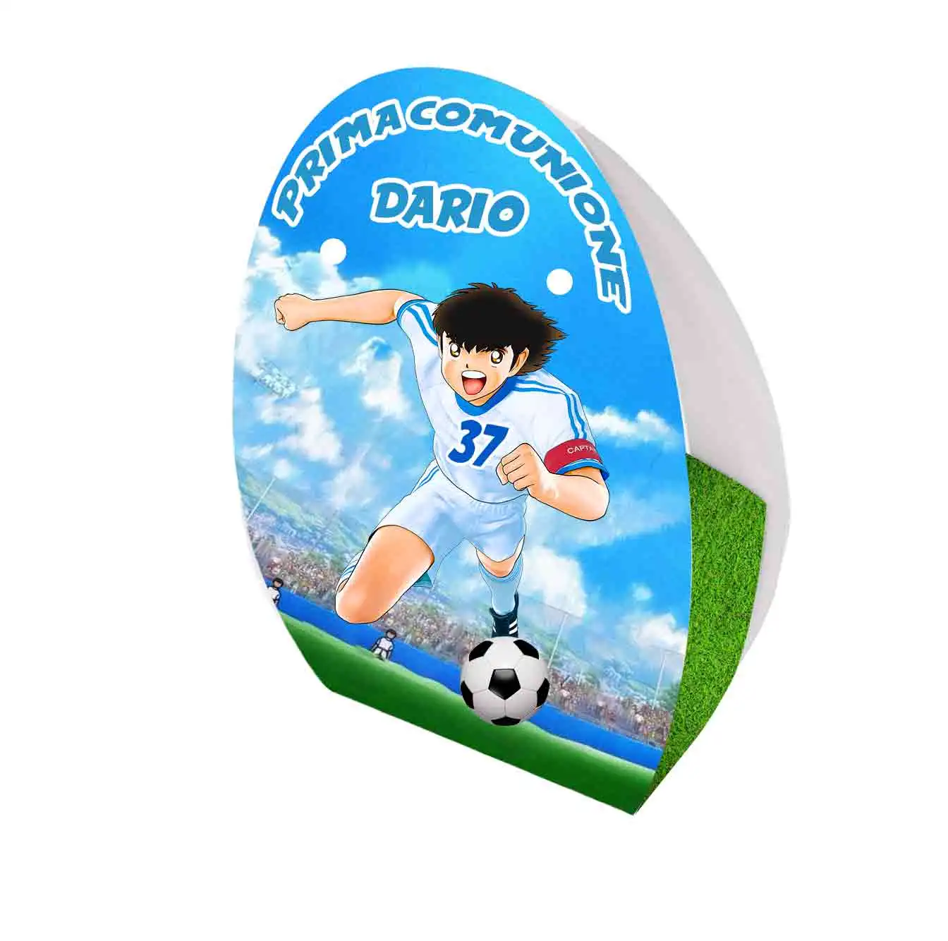 Capitan Tsubasa Scatola Portaconfetti Prima Comunione Personalizzata