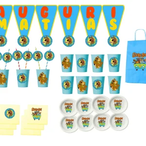 Scooby dooh kit Festa Compleanno per 8 persone o piu persone