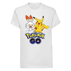 Scorbunny Pokemon Pikachu T shirt Bambini 2406222