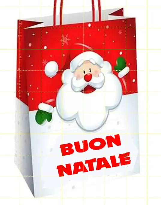 Shopper Natalizia 1pz - immagine 2