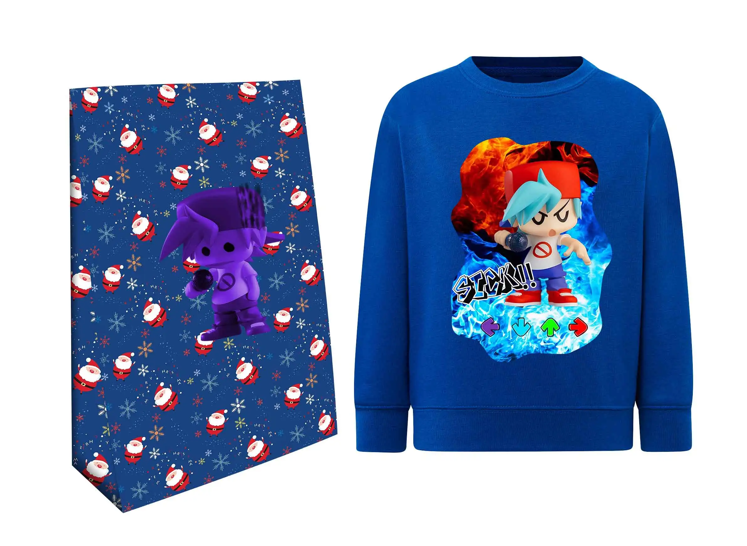 Boyfriend Sweatshirt ohne Kapuze1352 - immagine 2