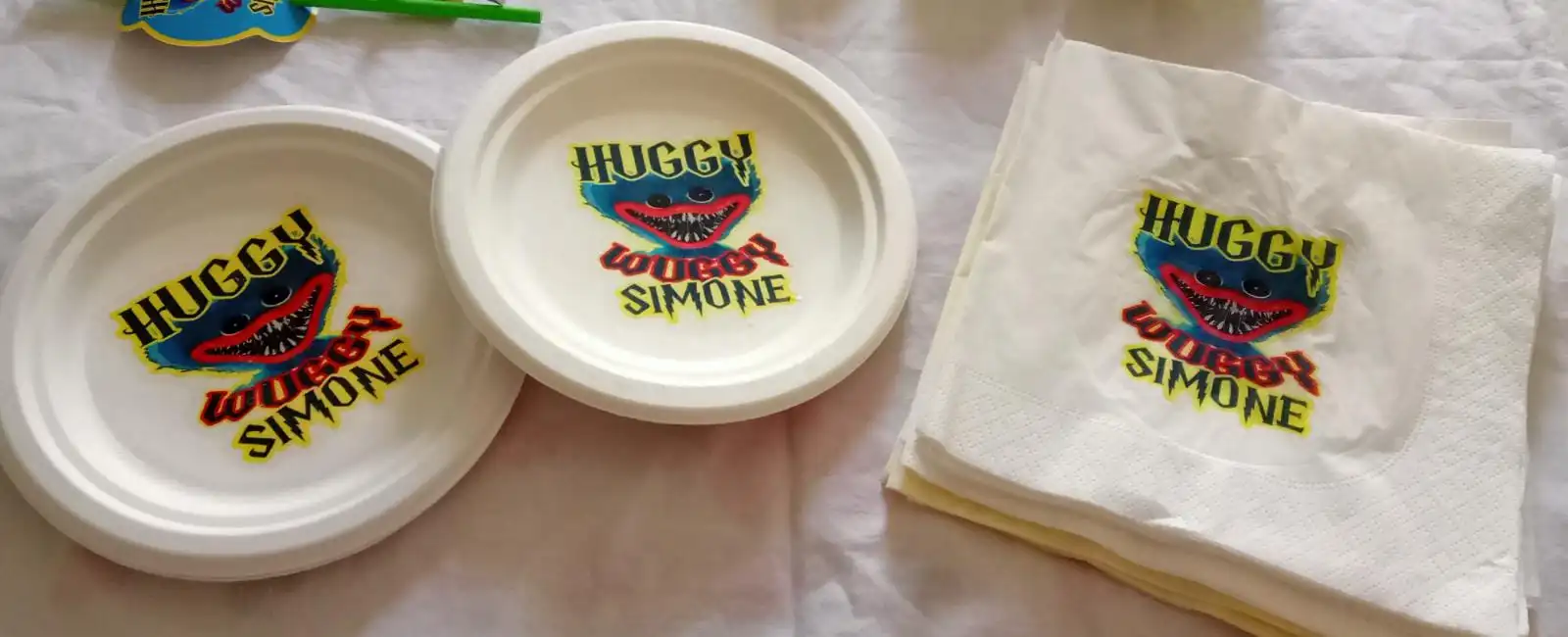 Huggy Wuggy Poppy Playtime kit Festa Compleanno per 8 persone o piu persone - immagine 5