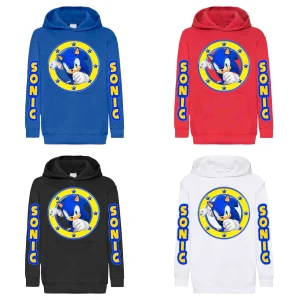 Sonic 08011647 Felpa con cappuccio