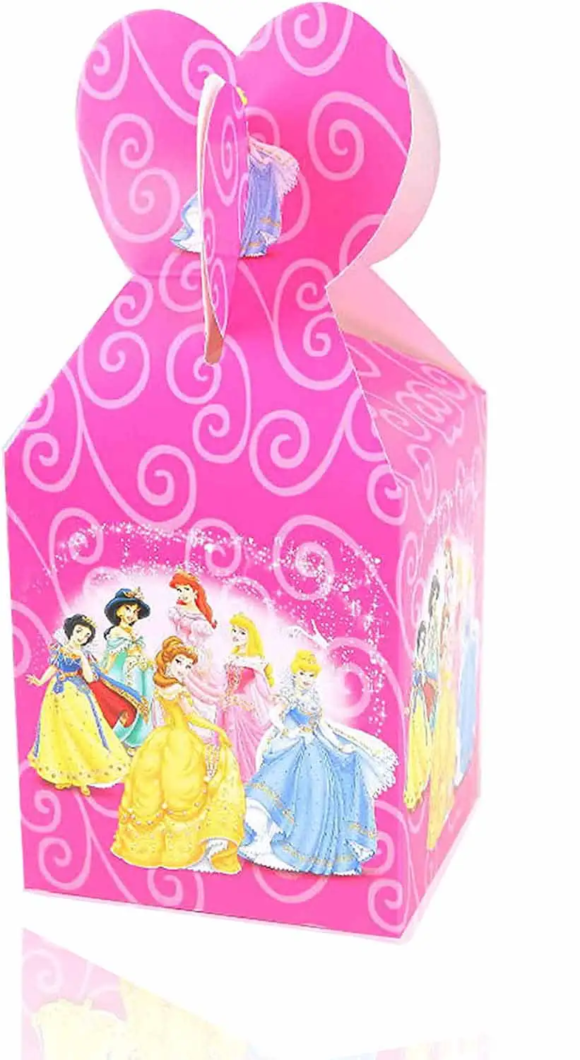 Princess and friends scatole da party per Regalini Festa Scatola di Caramelle per Feste,Compleanno,Bomboniere ,Tema Personalizzabile!!! Festa di Compleanno Bambini