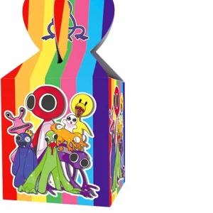 Raimbow and friends scatole da party per Regalini Festa Scatola di Caramelle per Feste,Compleanno,Bomboniere ,Tema Personalizzabile!!! Festa di Compleanno Bambini