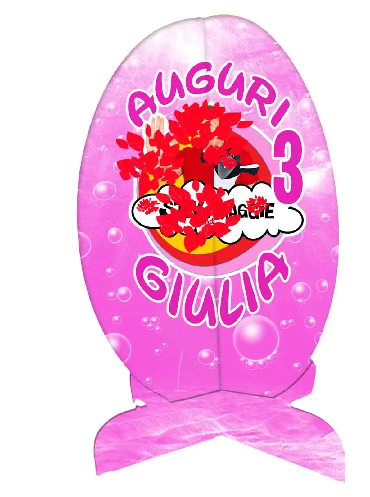 Steve and Friends Centrotavola Scenografico per Compleanno