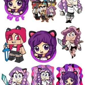 Anna WGF Stickers Adesivi