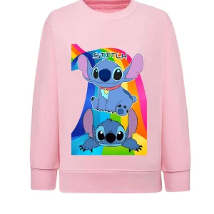 Stitch and friends Felpa senza cappuccio IT LH