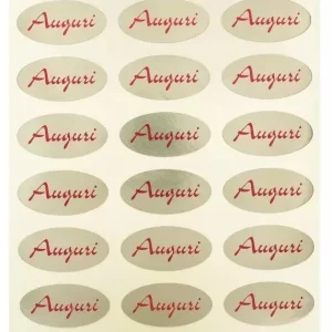 Stickers Auguri 24 pz