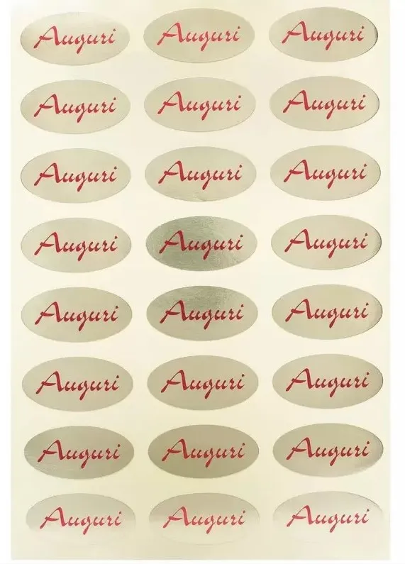 Stickers Auguri 24 pz