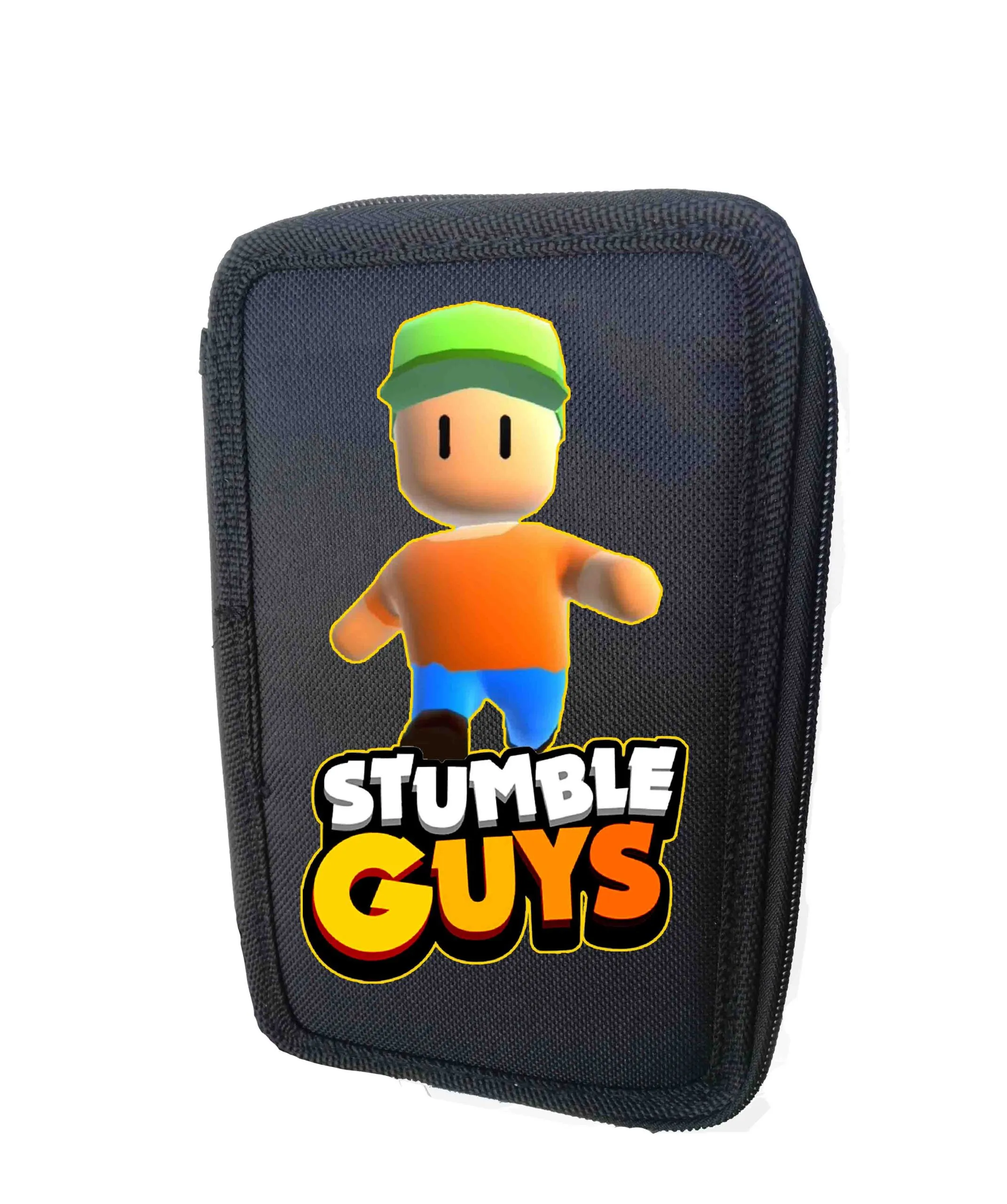 Stumble Guys Astuccio portacolori 3 cerniere zip 08072 Vuoto Colore Casuale