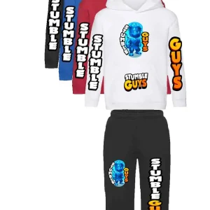 Stumble Guys Ninja Blu Tuta con Cappuccio LH