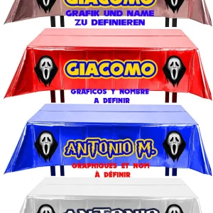 Bread barbershop and friends Mantel de Cumpleaños