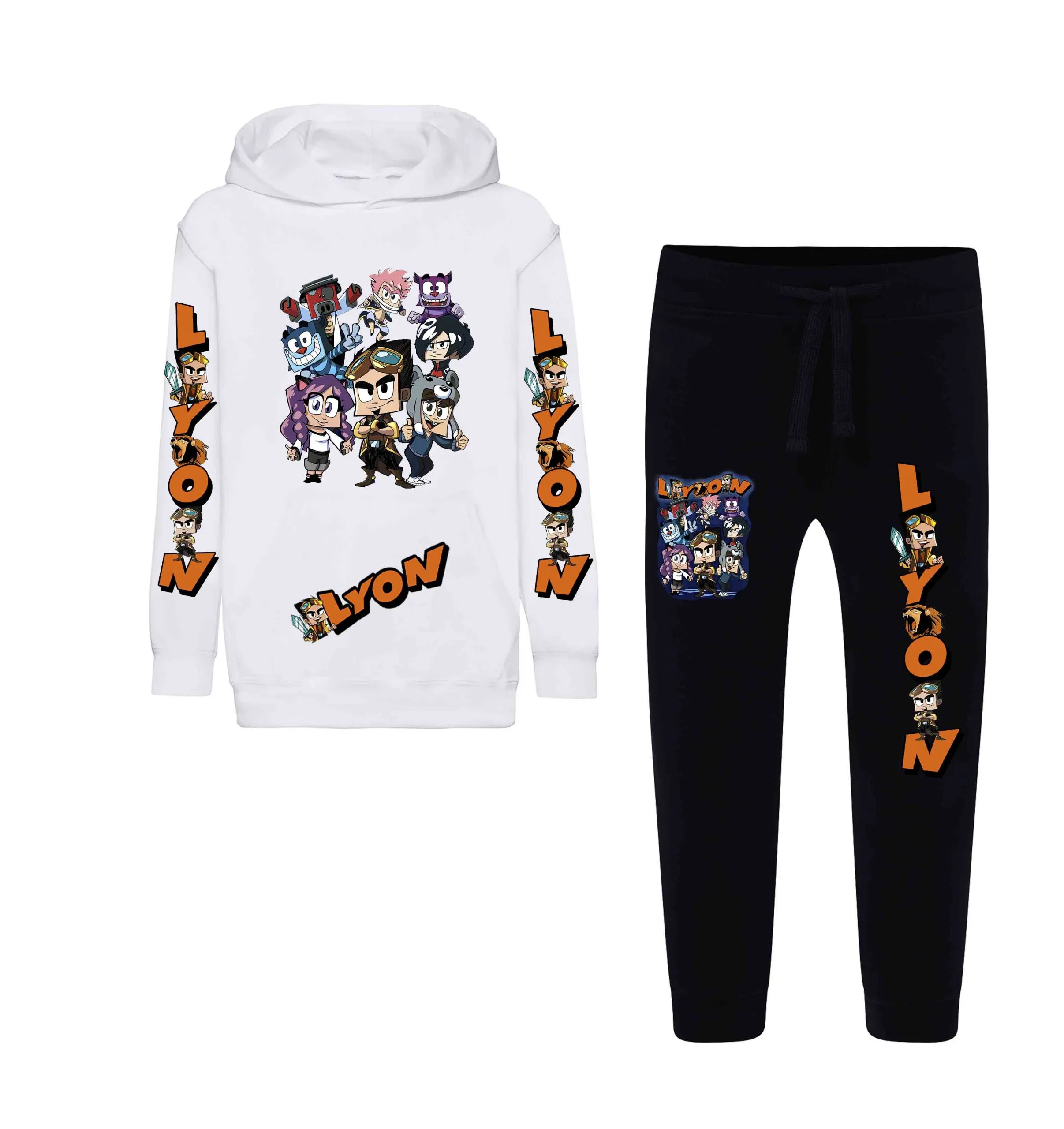 FELPA Cappuccio + PANTALONI Lyon Bambino game online Bia - immagine 2