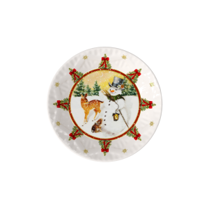 Ciotola Snowman con Gli Animali