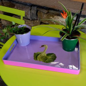 Vassoio Cigno Rettangolare