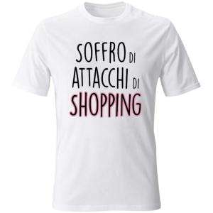 soffro di attacchi di shopping T-SHIRT