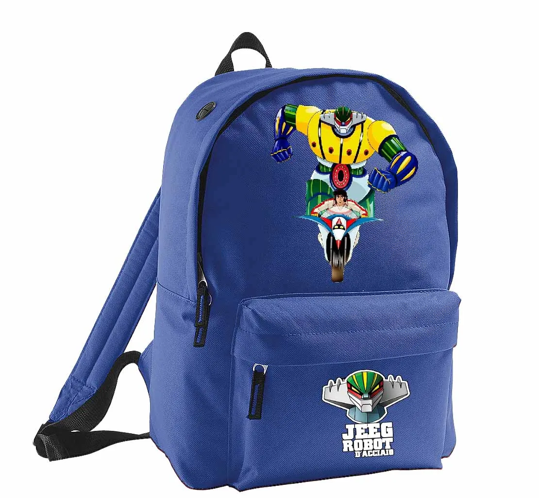 JEEG ROBOT Zaino Bambino Scuola Moto - immagine 3